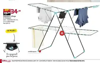 Gifi Étendoir à Linge 2 Niveaux offre