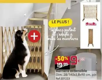 Gifi Barrière Extensible offre