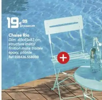 Gifi Chaise Rio offre