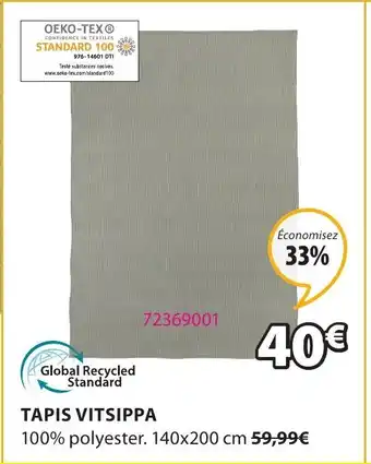 JYSK Tapis Vitsippa offre