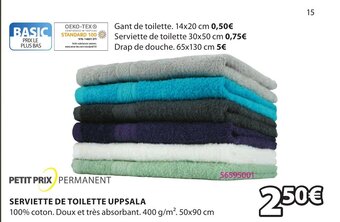 JYSK Serviette de Toilette Uppsala offre