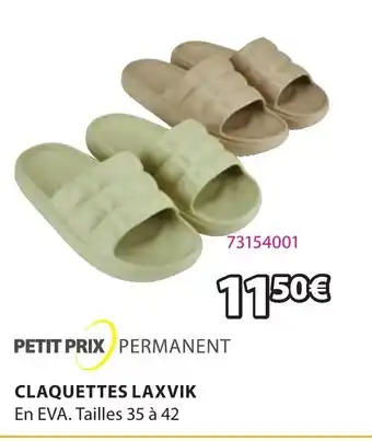 Claquettes Laxvik