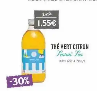 Naturalia Thé Vert Citron Tensaï Tea offre