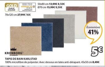 JYSK Tapis de Bain Karlstad offre