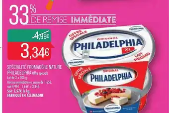 Spécialité Fromagère Nature Philadelphia