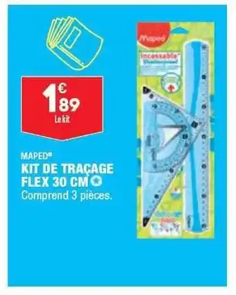 ALDI Kit De Traçage Flex 30 Cm Maped offre
