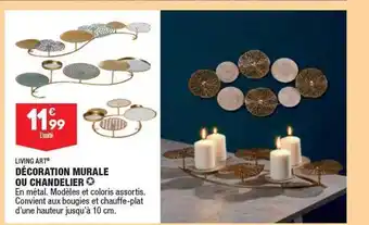 ALDI Décoration Murale Ou Chandelier Living Art offre