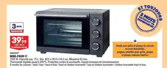 ALDI Mini-four Ambiano offre