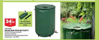 ALDI Collecteur D'eau De Pluie Gardenline offre