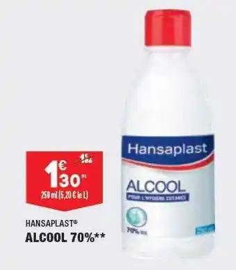 ALDI Alcool 70% Hansaplast offre