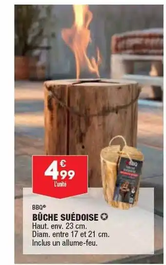 ALDI Bûche Suédoise Bbq offre