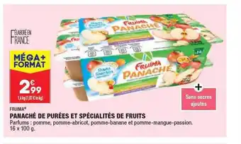 ALDI Panaché De Purées Et Spécialités De Fruits Fruima offre