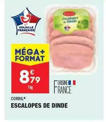 ALDI Escalopes De Dinde Corril offre