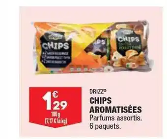 ALDI Chips Aromatisées Drizz offre