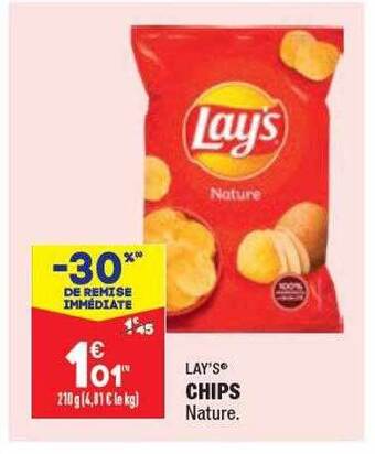 ALDI Chips Lay's offre
