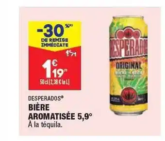 ALDI Bière Aromatisée 5,9° Desperados offre