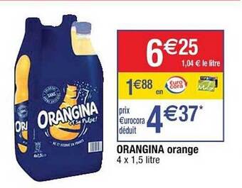 Cora x Carrefour Orangina Orange offre