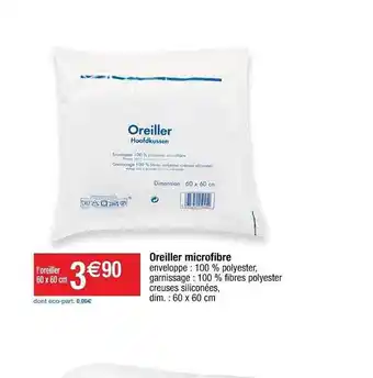 Oreiller Microfibre