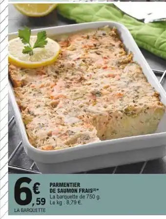 E.Leclerc Parmentier De Saumon Frais offre