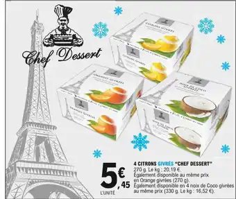 E.Leclerc 4 Citrons Givrés offre