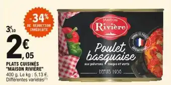E.Leclerc Plats Cuisinés offre