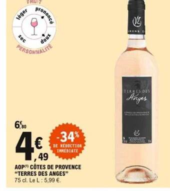 E.Leclerc Aop Côtes De Provence offre