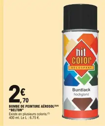 Bombe De Peinture Aérosol