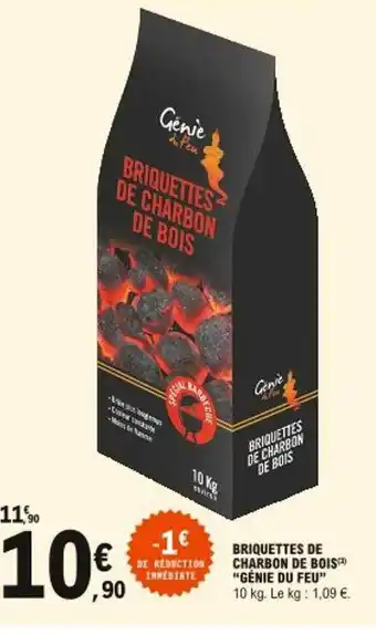 E.Leclerc Briquettes De Charbon De Bois offre