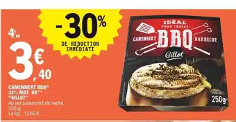 E.Leclerc Camembert Bbq 22% Mat.gr. offre