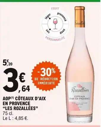 E.Leclerc Aop Côteaux D'aix En Provence offre