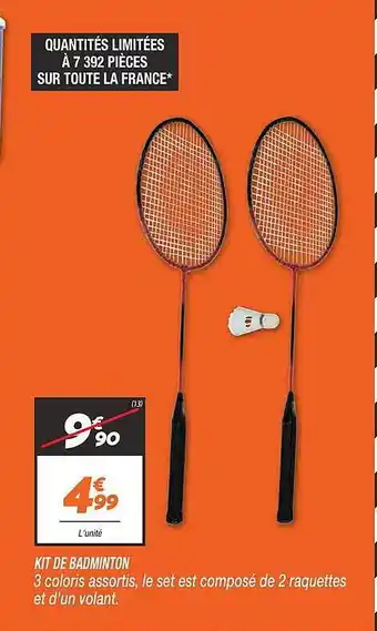 Netto Kit De Badminton offre