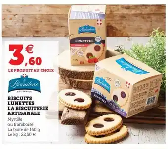 Hyper U Biscuits Lunettes La Biscuiterie Artisanale offre