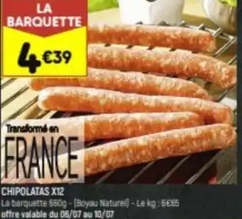 Leader Price Chipolatas x12 offre