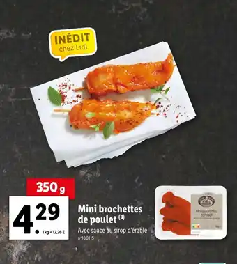 Lidl Mini Brochettes De Poulet offre