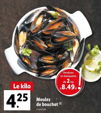 Lidl Moules De Bouchot offre