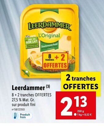 Lidl Leerdammer offre