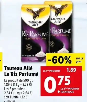 Lidl Taureau Ailé Le Riz Parfumé offre