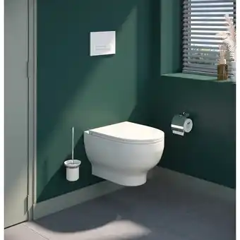 Ensemble bâti et cuvette wc suspendu "calicia"