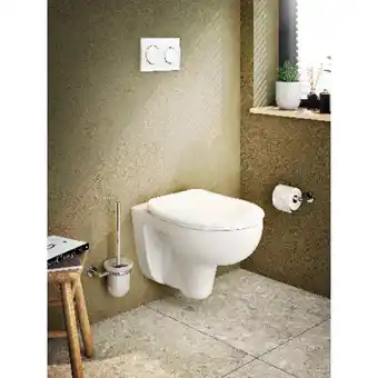 Brico Dépôt Ensemble bâti et cuvette wc suspendu "tapia" offre