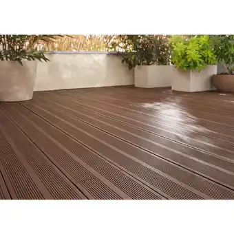 Brico Dépôt Lame de terrasse composite "neva" offre