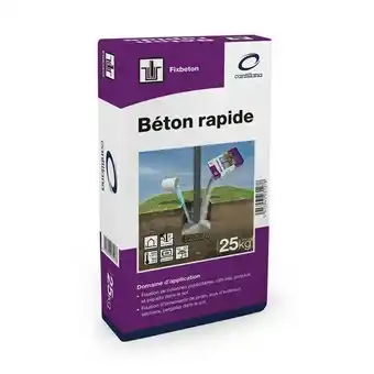 Brico Dépôt Béton sans malaxage 25 kg(1) offre