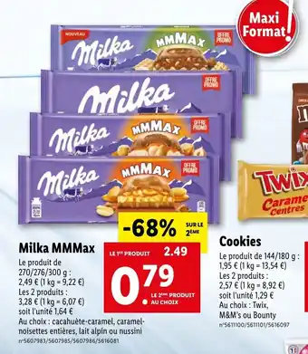 Lidl Milka MMMax offre