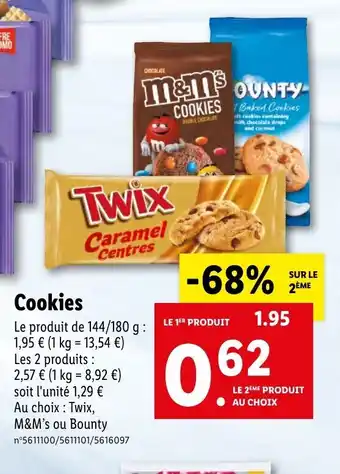 Lidl Cookies offre