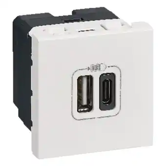 Double chargeur usb + usb types a + c 3a*