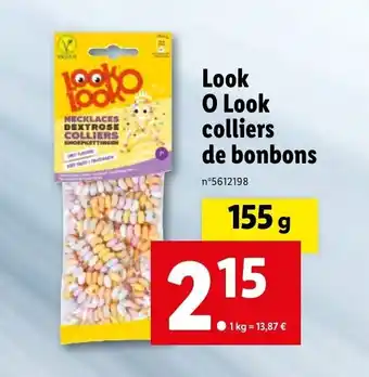 Lidl Look O Look Colliers De Bonbons offre