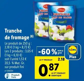 Lidl Tranche De Fromage offre
