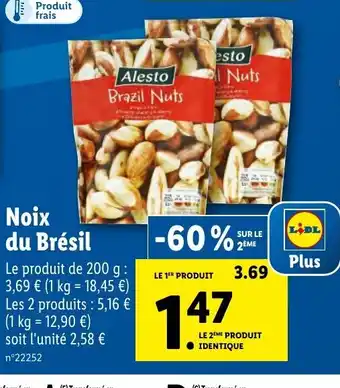 Lidl Noix Du Brésil offre