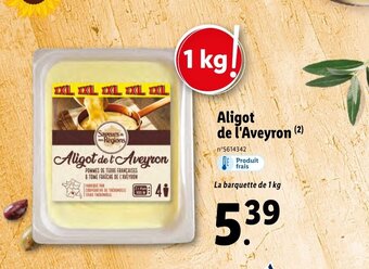 Lidl Aligot De L'Aveyron offre
