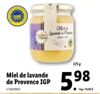 Lidl Miel De Lavande De Provence IGP offre