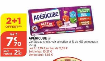 Bi1 Apéricube offre